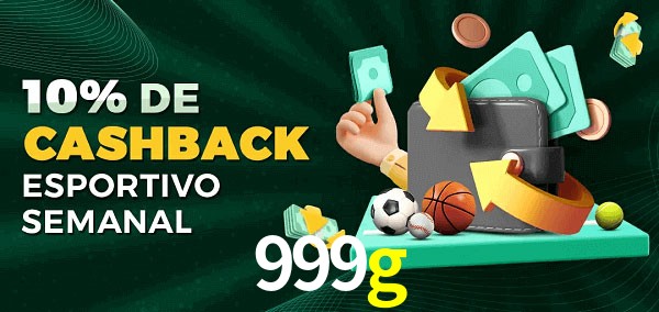 10% de bônus de cashback na 999g